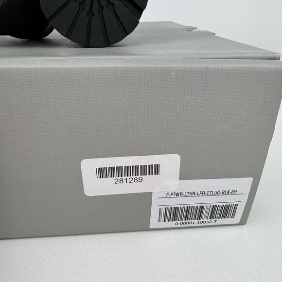 Everlane The Lug Loafer in Black Leather size 8.5 Women's Chunky Heel - Picture 6 of 6